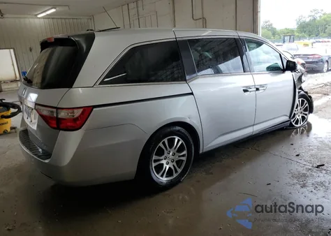 2013 Honda Odyssey Exl из США, поврежденный, VIN 5FNRL5H63DB019802